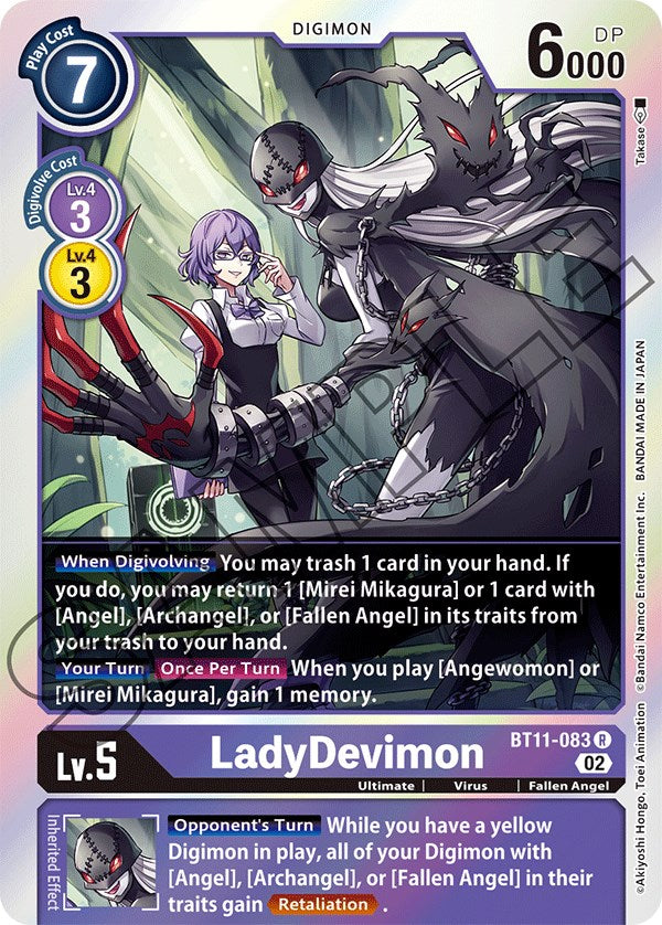 LadyDevimon [BT11-083] [Dimensional Phase] | The Time Vault CA