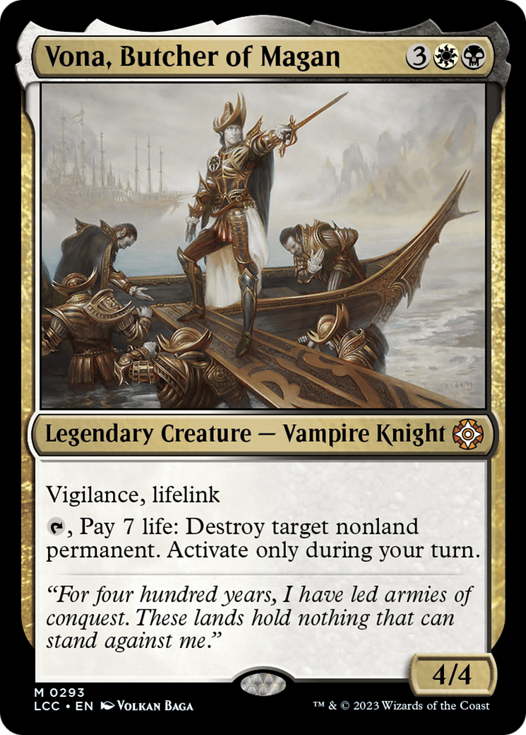 Vona, Butcher of Magan [The Lost Caverns of Ixalan Commander] | The Time Vault CA