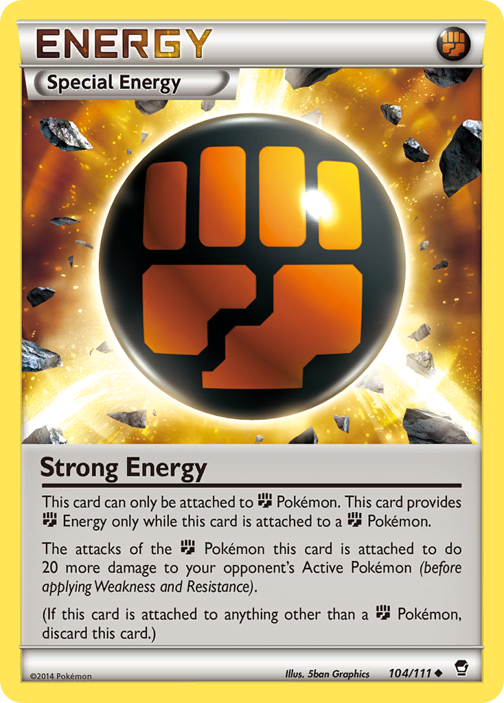 Strong Energy (104/111) [XY: Furious Fists] | The Time Vault CA