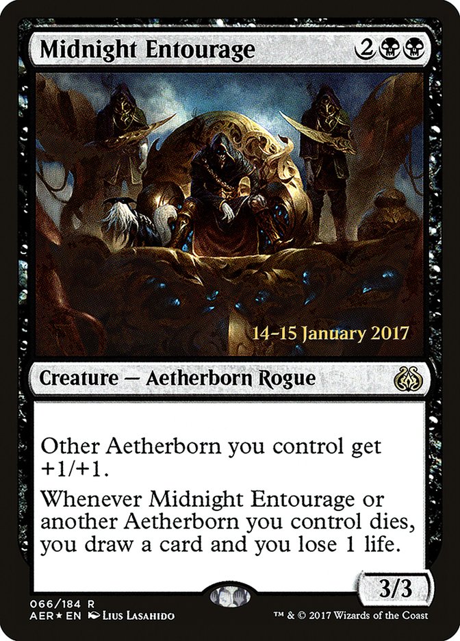 Midnight Entourage [Aether Revolt Prerelease Promos] | The Time Vault CA