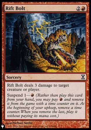Rift Bolt [The List] | The Time Vault CA