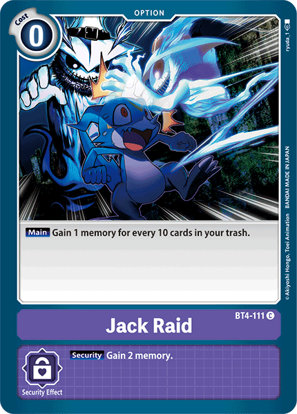 Jack Raid [BT4-111] [Great Legend] | The Time Vault CA