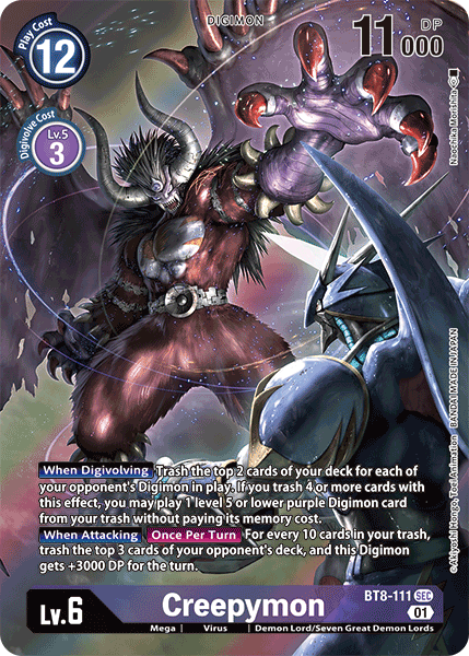 Creepymon [BT8-111] (Alternate Art) [New Awakening] | The Time Vault CA