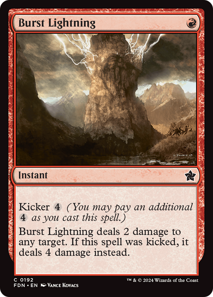 Burst Lightning [Foundations] | The Time Vault CA