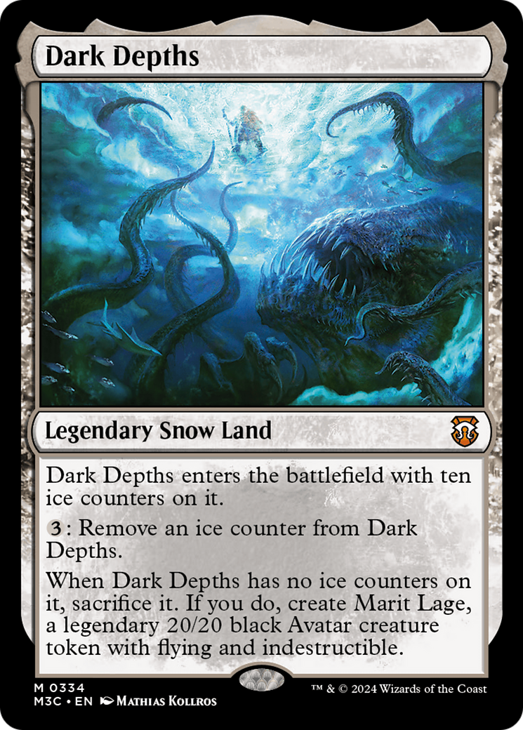 Dark Depths (Ripple Foil) [Modern Horizons 3 Commander] | The Time Vault CA