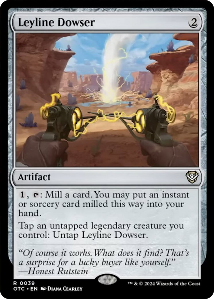 Leyline Dowser [Outlaws of Thunder Junction Commander] | The Time Vault CA