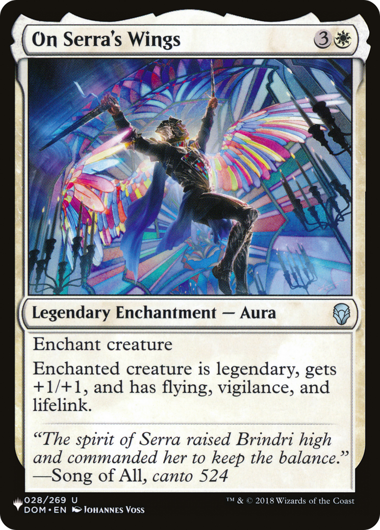 On Serra's Wings [The List] | The Time Vault CA