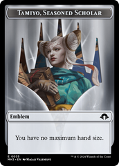 Phyrexian Germ // Emblem - Tamiyo, Seasoned Scholar Double-Sided Token [Modern Horizons 3 Tokens] | The Time Vault CA