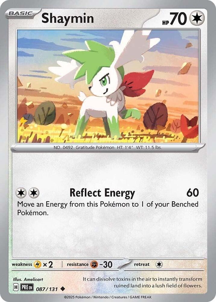 Shaymin (087/131) [Scarlet & Violet: Prismatic Evolutions] | The Time Vault CA