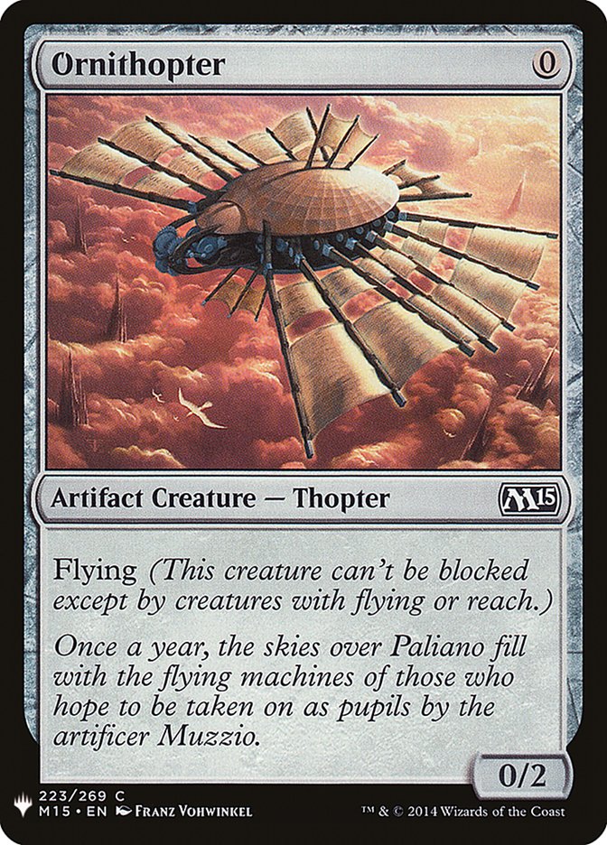 Ornithopter [Mystery Booster] | The Time Vault CA