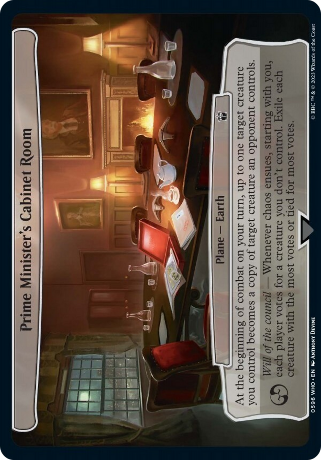 Prime Minister's Cabinet Room [Doctor Who] | The Time Vault CA