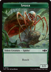Spider // Bird Double-Sided Token [Tarkir: Dragonstorm Commander Tokens] | The Time Vault CA