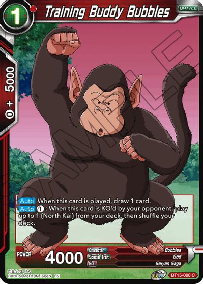 Training Buddy Bubbles (BT15-006) [Saiyan Showdown] | The Time Vault CA