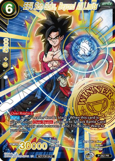 SS4 Son Goku, Beyond All Limits (Alternate Art Set 2021 Vol. 3) (P-262) [Tournament Promotion Cards] | The Time Vault CA