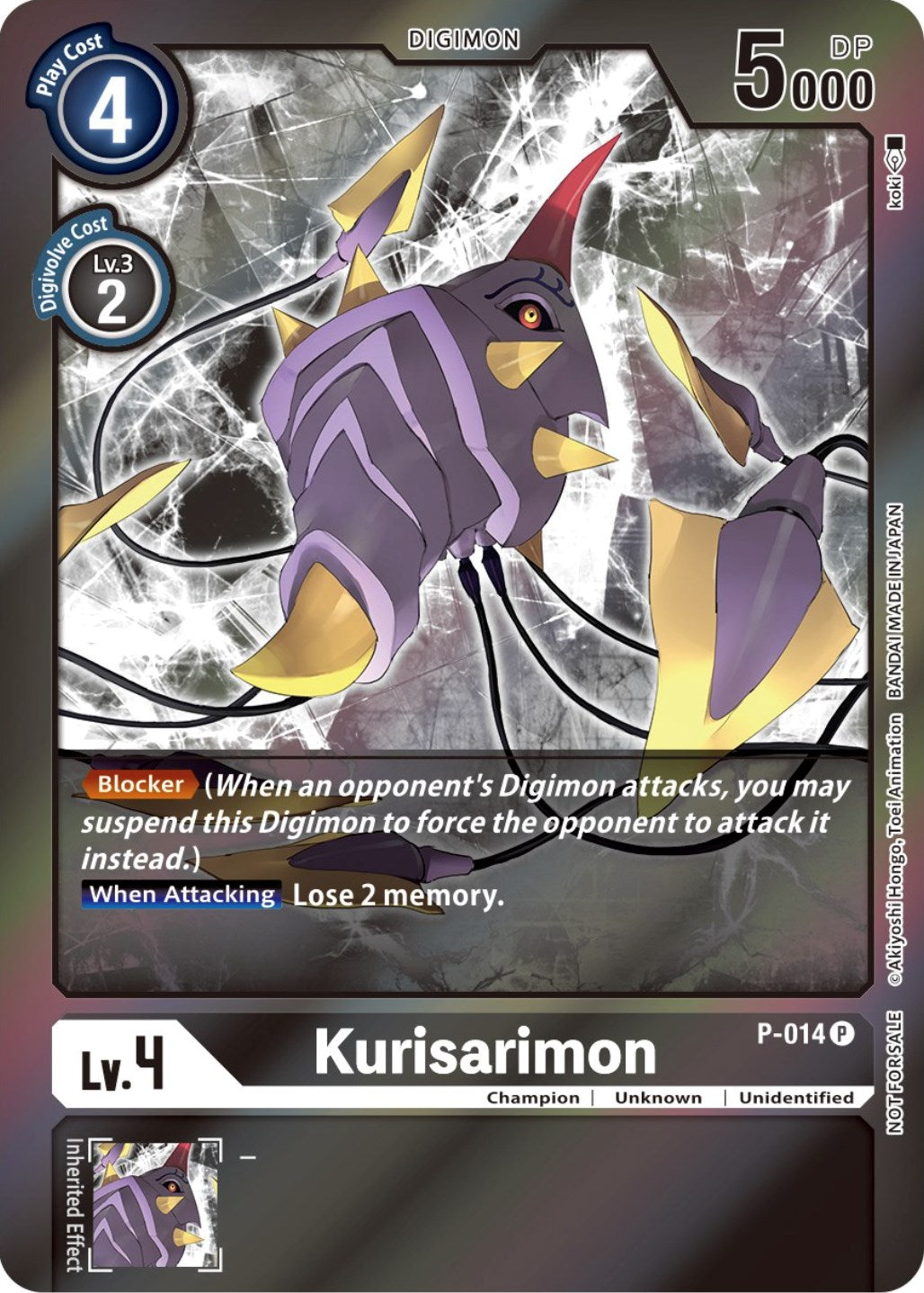Kurisarimon [P-014] (Event Pack 3) [Promotional Cards] | The Time Vault CA