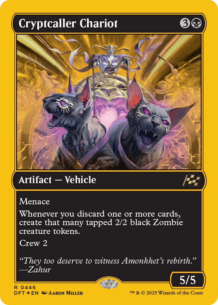 Cryptcaller Chariot (First-Place Foil) [Aetherdrift] | The Time Vault CA