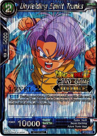 Unyielding Spirit Trunks (Level 2) (BT2-044) [Judge Promotion Cards] | The Time Vault CA