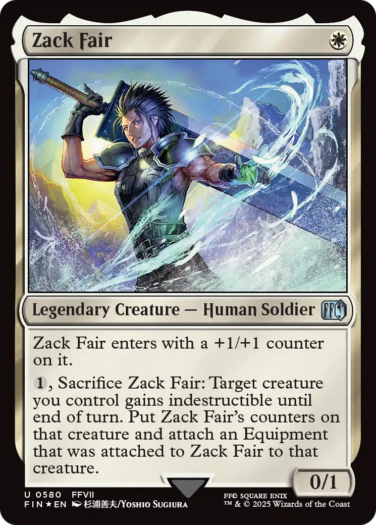 Zack Fair (Surge Foil) [FINAL FANTASY] | The Time Vault CA