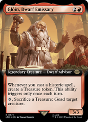 Gloin, Dwarf Emissary (Extended Art) (Surge Foil) [The Lord of the Rings: Tales of Middle-Earth] | The Time Vault CA