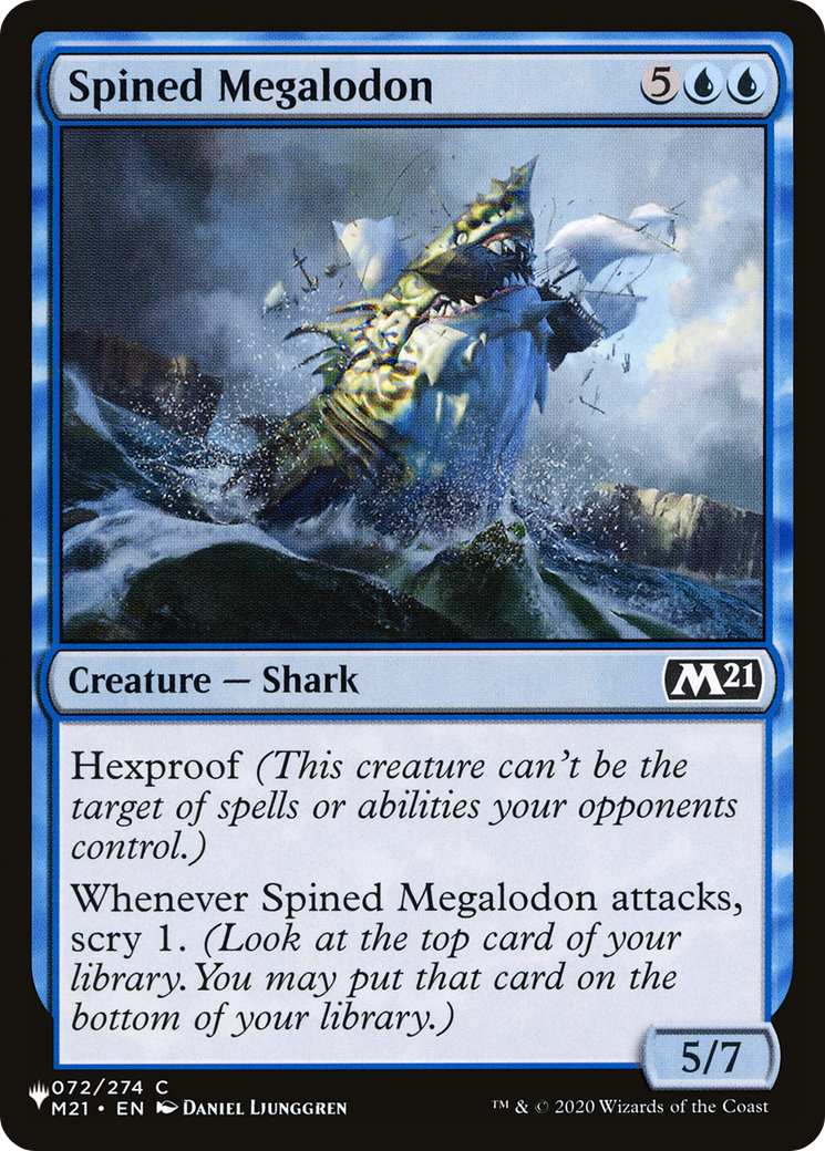 Spined Megalodon [The List Reprints] | The Time Vault CA