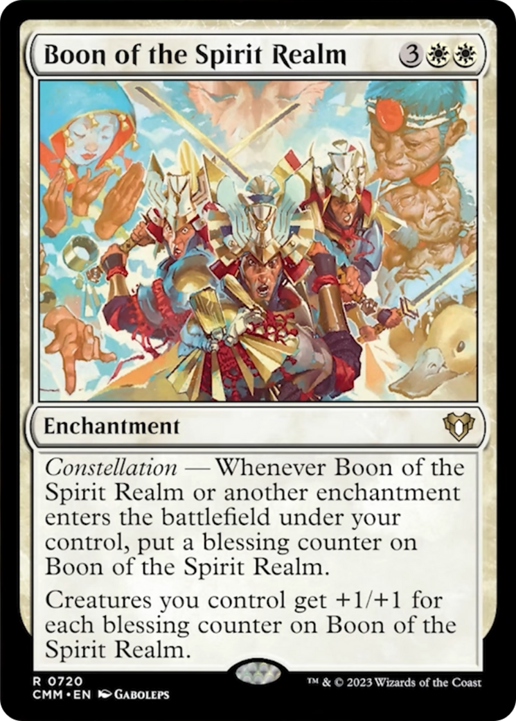 Boon of the Spirit Realm [Commander Masters] | The Time Vault CA