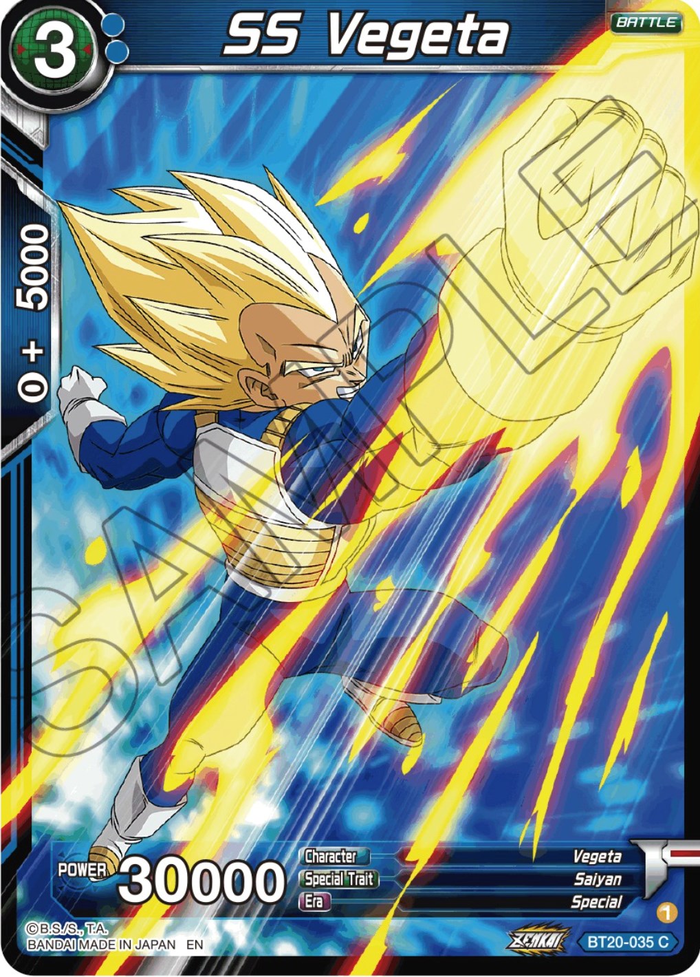 SS Vegeta (BT20-035) [Power Absorbed] | The Time Vault CA