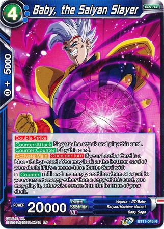 Baby, the Saiyan Slayer (BT11-043) [Vermilion Bloodline 2nd Edition] | The Time Vault CA