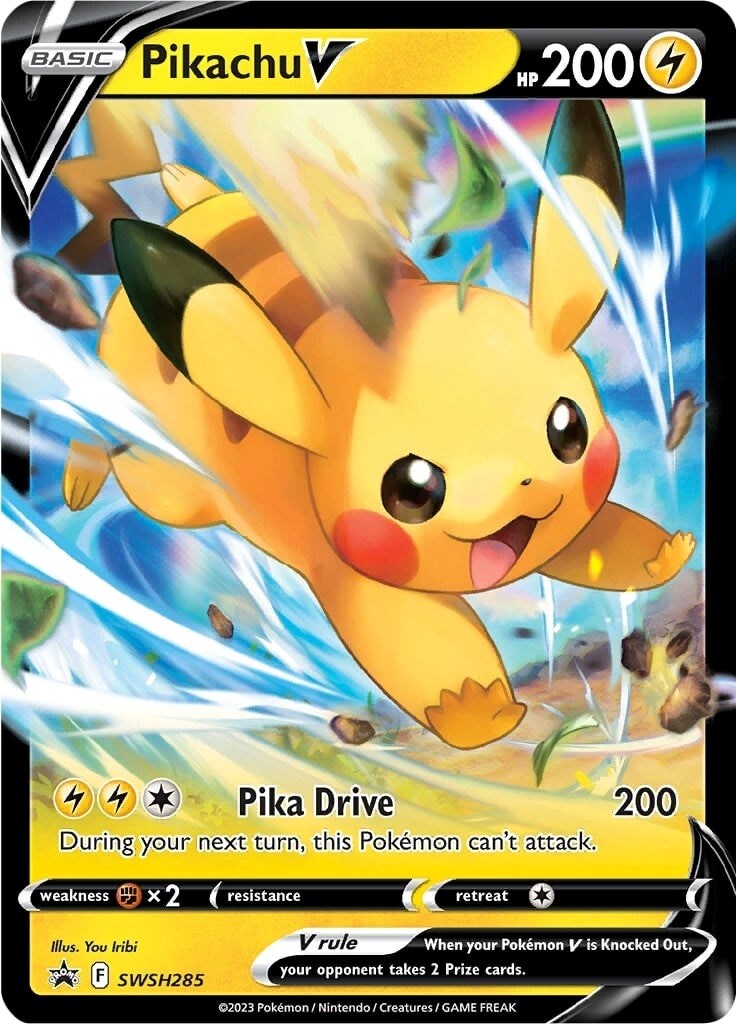 Pikachu V (SWSH285) [Sword & Shield: Black Star Promos] | The Time Vault CA