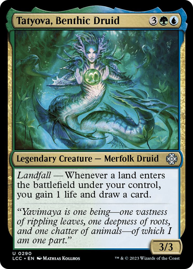 Tatyova, Benthic Druid [The Lost Caverns of Ixalan Commander] | The Time Vault CA