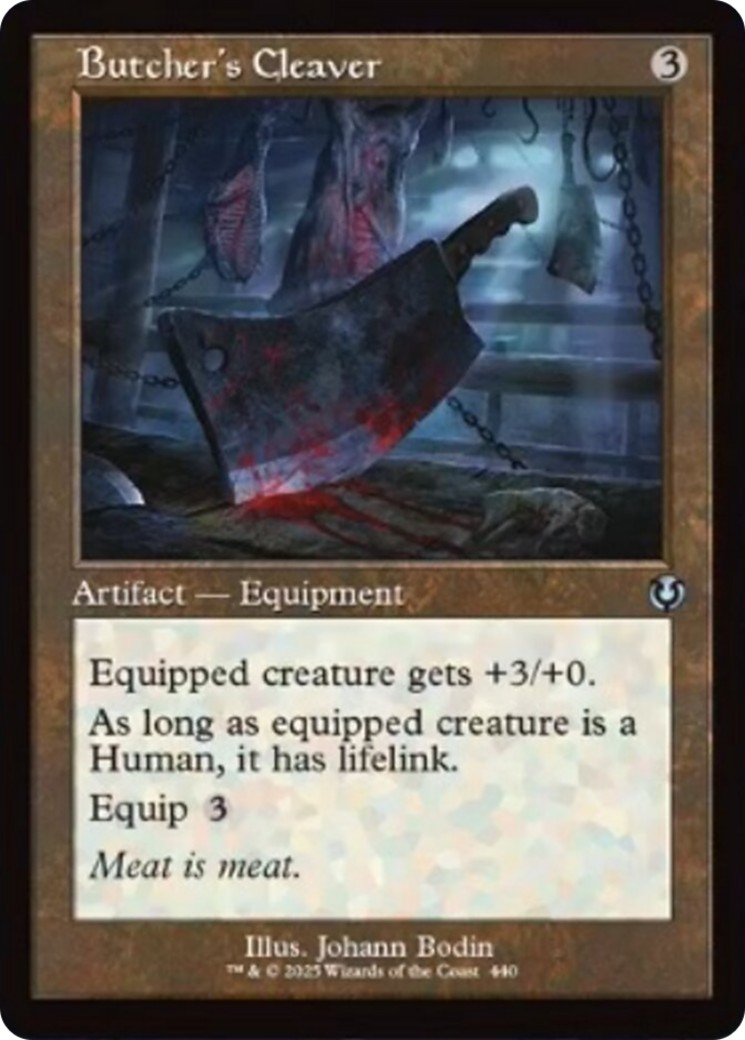 Butcher's Cleaver (Retro Frame) [Innistrad Remastered] | The Time Vault CA