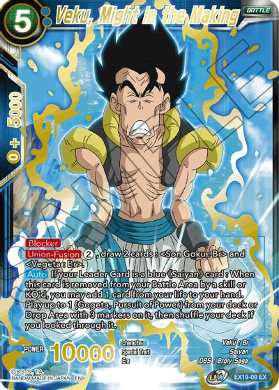 Veku, Might in the Making (EX19-09) [Special Anniversary Set 2021] | The Time Vault CA