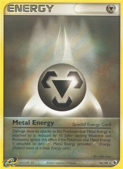 Metal Energy (94/109) [EX: Ruby & Sapphire] | The Time Vault CA