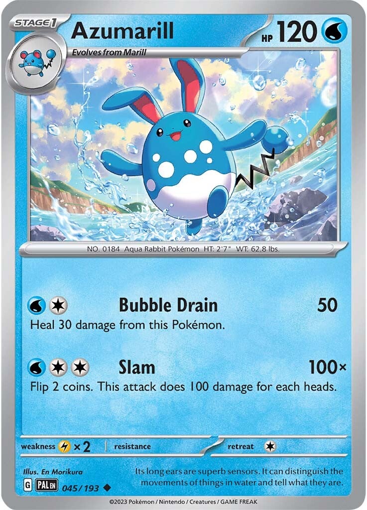 Azumarill (045/193) [Scarlet & Violet: Paldea Evolved] | The Time Vault CA