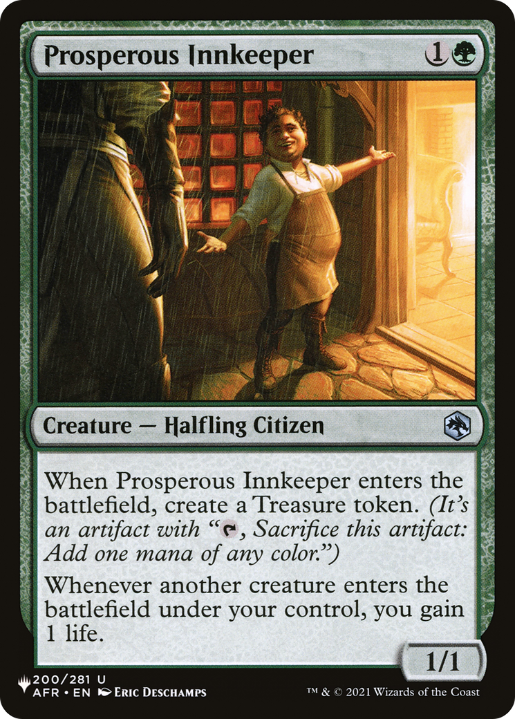 Prosperous Innkeeper [The List] | The Time Vault CA