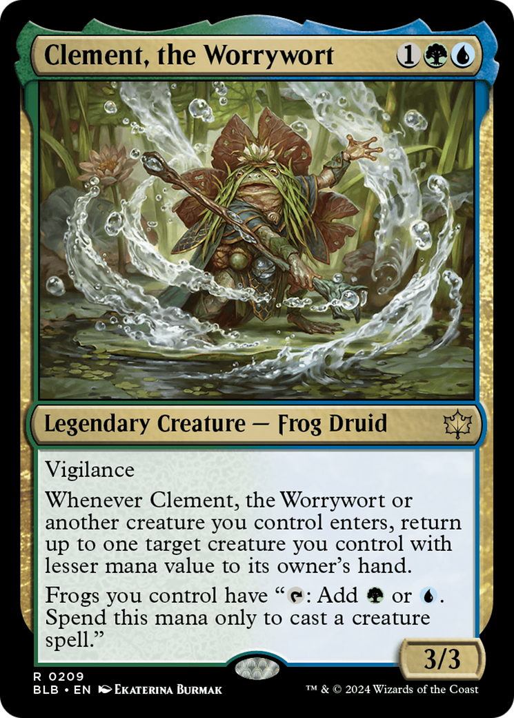 Clement, the Worrywort [Bloomburrow] | The Time Vault CA