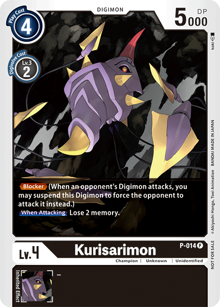Kurisarimon [P-014] [Promotional Cards] | The Time Vault CA