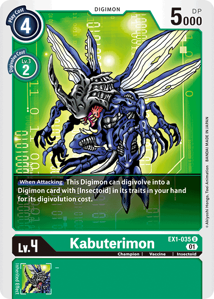 Kabuterimon [EX1-035] [Classic Collection] | The Time Vault CA