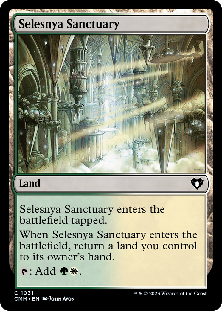 Selesnya Sanctuary [Commander Masters] | The Time Vault CA