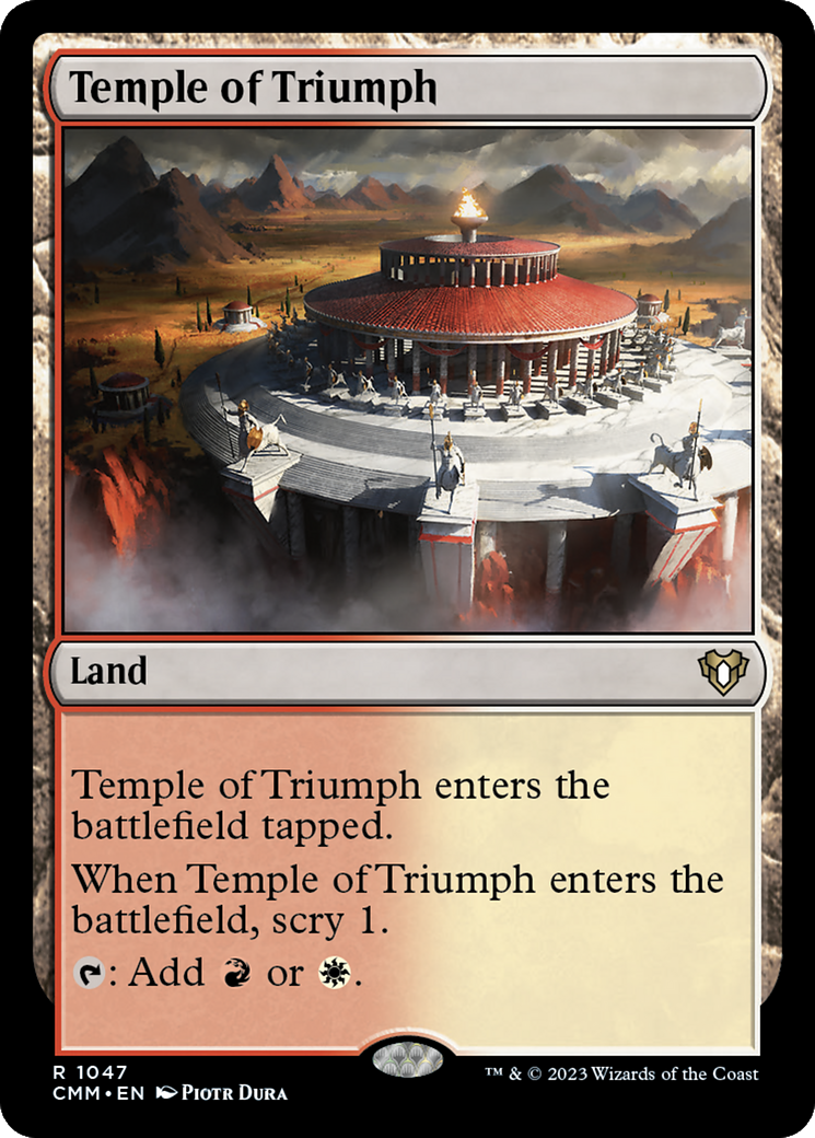 Temple of Triumph [Commander Masters] | The Time Vault CA