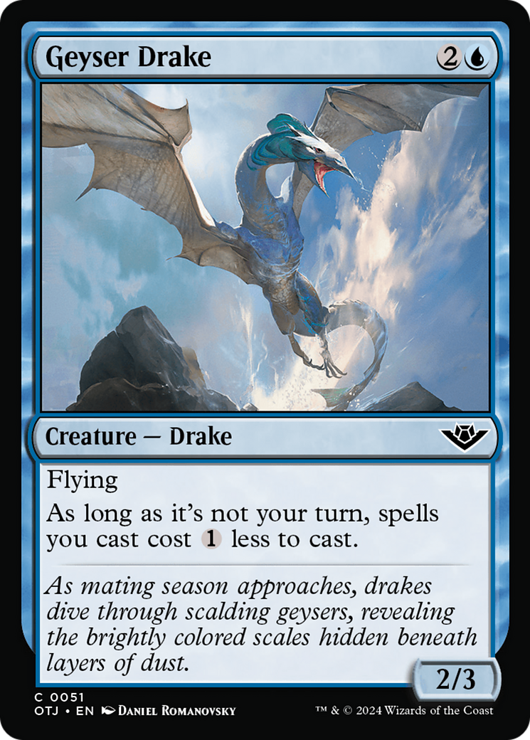 Geyser Drake [Outlaws of Thunder Junction] | The Time Vault CA