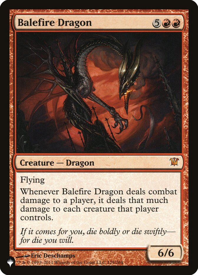 Balefire Dragon [The List] | The Time Vault CA