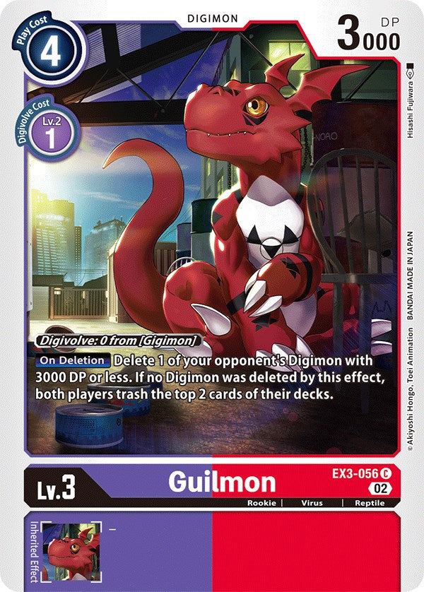 Guilmon [EX3-056] [Draconic Roar] | The Time Vault CA