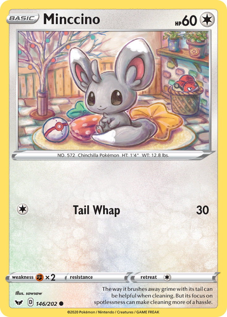 Minccino (146/202) [Sword & Shield: Base Set] | The Time Vault CA