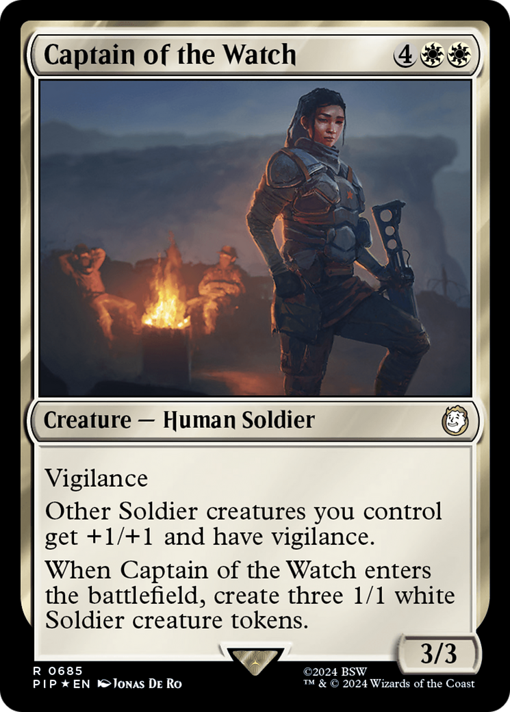 Captain of the Watch (Surge Foil) [Fallout] | The Time Vault CA