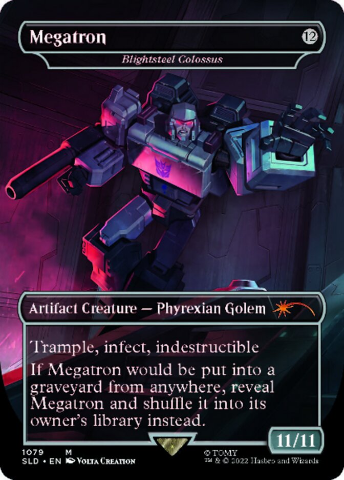 Blightsteel Colossus - Megatron (Borderless) [Secret Lair Drop Series] | The Time Vault CA