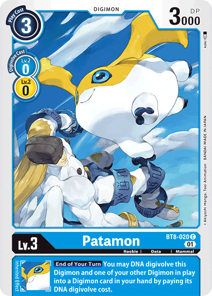 Patamon [BT8-020] [New Awakening] | The Time Vault CA