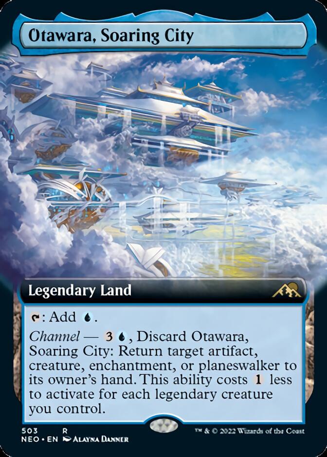 Otawara, Soaring City (Extended Art) [Kamigawa: Neon Dynasty] | The Time Vault CA