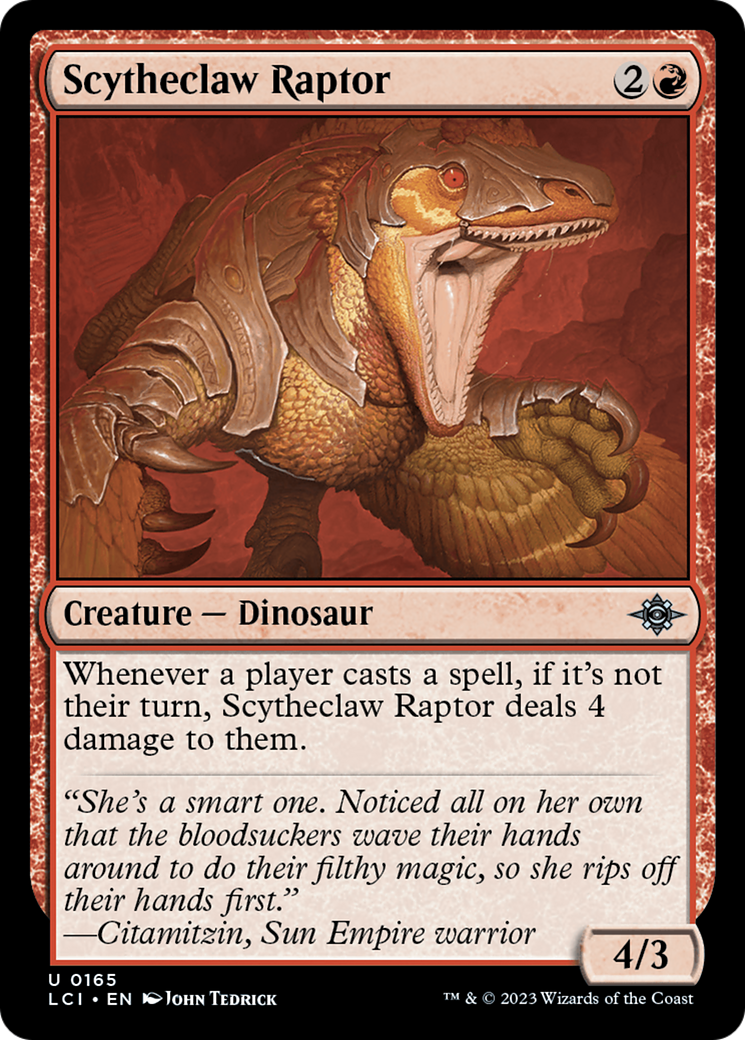 Scytheclaw Raptor [The Lost Caverns of Ixalan] | The Time Vault CA