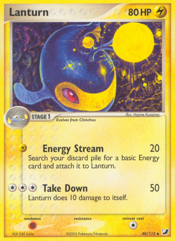 Lanturn (40/115) [EX: Unseen Forces] | The Time Vault CA