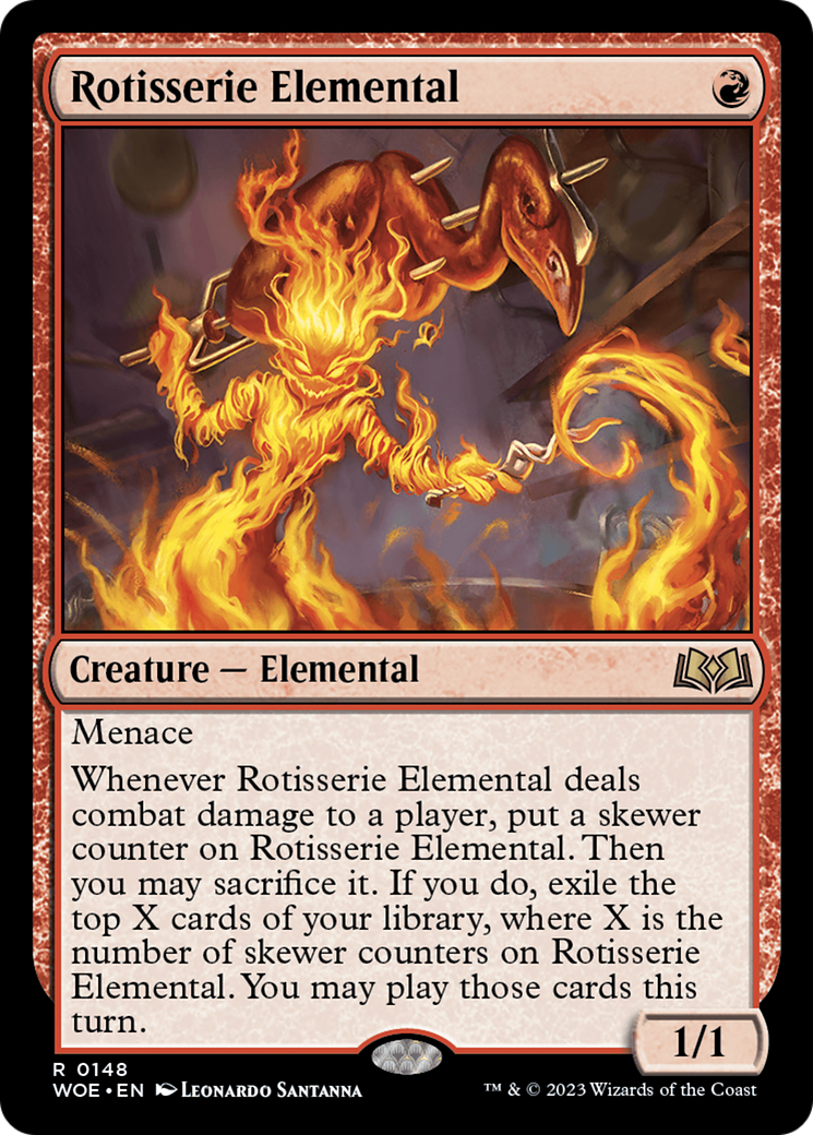 Rotisserie Elemental [Wilds of Eldraine] | The Time Vault CA